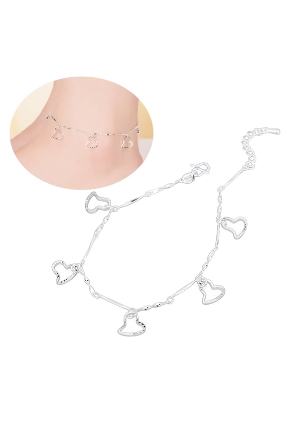 Wentin Anklet Clearance! Hollow Love Anklet Women Simple Sexy Mori Foot Chain Women's Ankle Chain Jewelry