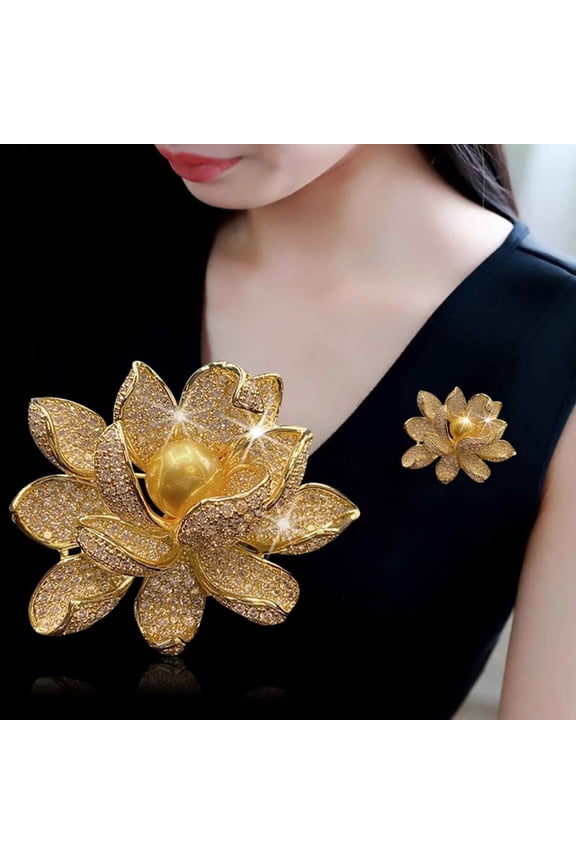 Wentin Brooch Clearance! Women Brooch Pin Jewelry Vintage Crystal Scarf Breastpin Scarf Button Animal Brooch