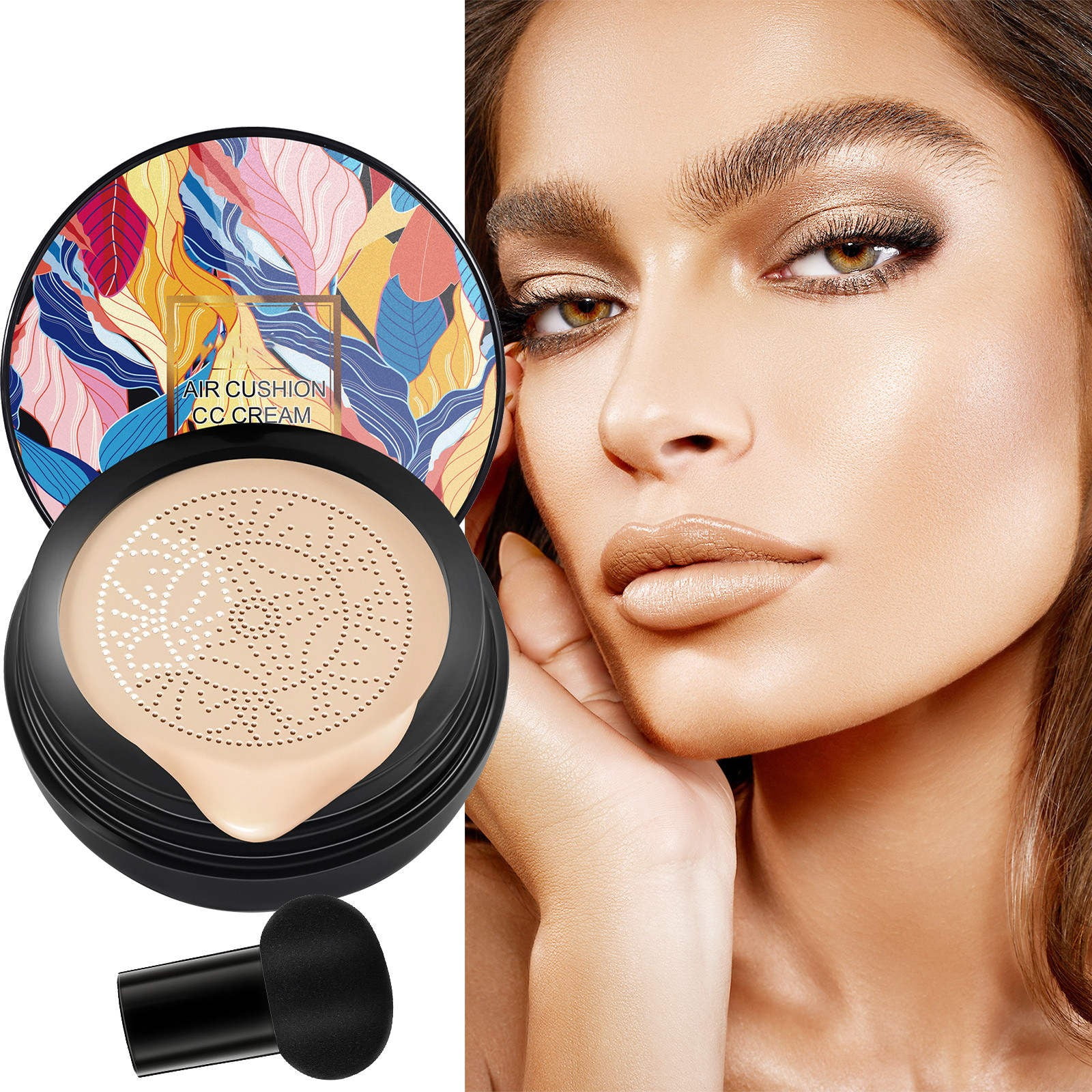 Wentin Cheap! Concealer Mushroom Head Air Cushion Face Makeup