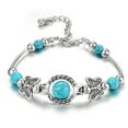 thumbnail image 1 of Wentin Reduced Bracelets Jewelry Carved Women's Pendant Natural Turquoise Bracelet Bracelets, 1 of 6