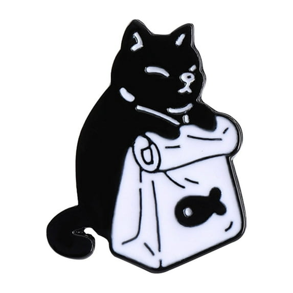 Wentin Reduced Brooch Cute Pins Backpack Pins Alloy Enamel Brooch Cat Funny Cat Brooch Cowboy Badge Pin For Bookbags Clothes Jackets And Hat Decoration