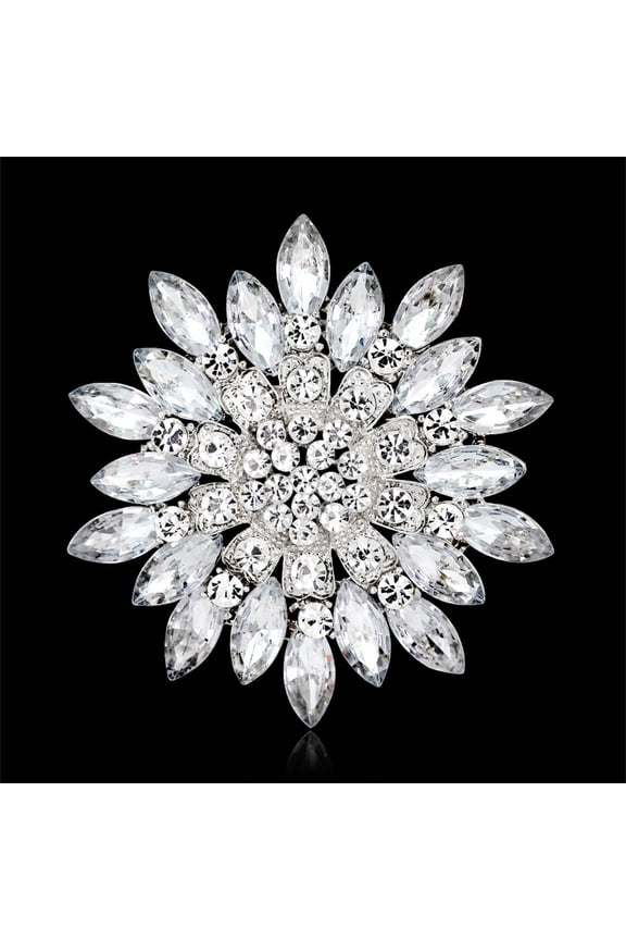 Wentin Reduced Brooch Everything Dresses Clothing Women's Brooch Flower Set Diamond Brooch Corsage Handhold Flower Accessories