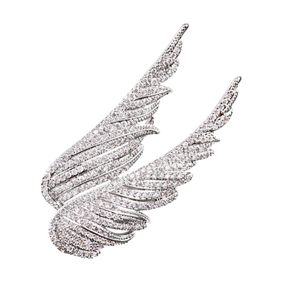 Wentin Reduced Brooch Exquisite And Elegant Female Feather Brooch With Temperament And Matching Accessories Suit Coat Pin Buckle Corsage