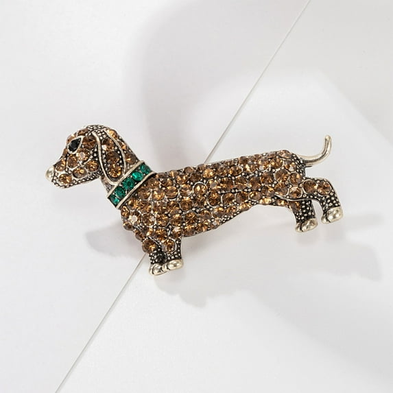Wentin Reduced Brooch Vintage High End Brooch Fashion Personality Dog Brooch Animal Brooch