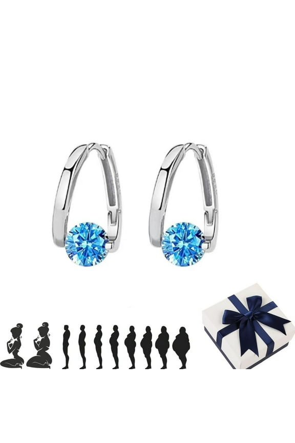 Wentin Reduced Earrings Earrings Lymphvity Earrings Histone Magnetotherapy Earrings Sparkling Hoop Acupressure Cuff Earrings For Women