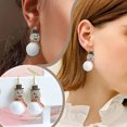 thumbnail image 1 of Wentin Reduced Earrings Women Christmas Snowman Earring Cute Earring, 1 of 6