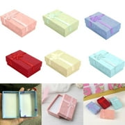Wentin Reduced Jewelry box SKPPC 12 PCS Paper Gift Boxes With Lids And Ribbon Bows For Jewelry Display Rings Necklaces Earrings And Bracelet Gift Packaging Box 6 Colors
