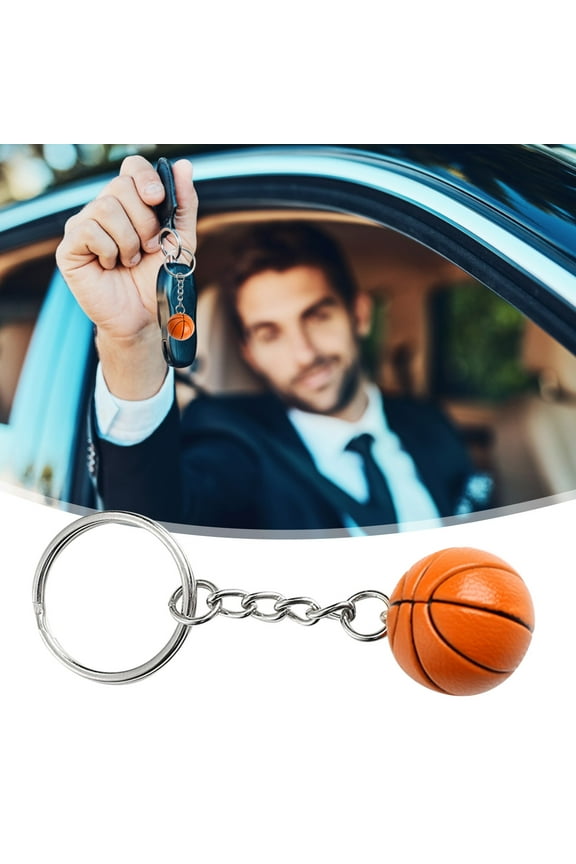 Wentin Reduced Keychains Creative And Practical Small Basketball Keychain Accessories Birthday Gift For Men