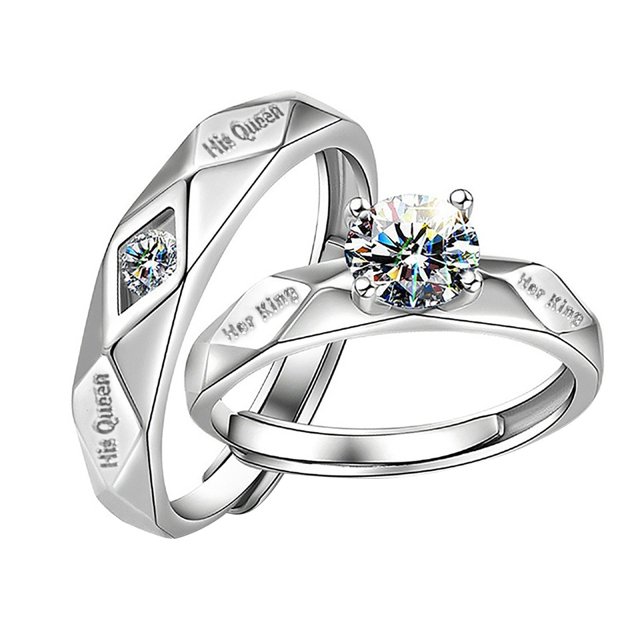 Wentin Reduced Rings 2 Rings Couple Rings Cool Copper Ring With