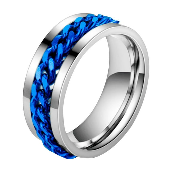 Wentin Reduced Rings Beer Ring Bottle Opener Set Chain Rotation Ring Titanium Ring Beer Bottle Opener