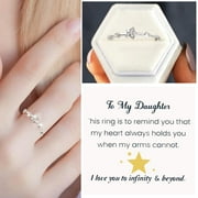 Wentin Reduced Rings Star Ring Fashion Fashion Fashion High Sensuality Exquisite Design Luxury Personality Jewelry Loftily Jewelry Dainty Rings For Women Trend Simple Sterling Rings