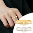 thumbnail image 1 of Wentin Rings Clearance! To My Daughter Never Quit Golden Ring Whenever You Have A Setback Pray And Never Quit S925 Silver Stackable Cubic Zirconia Ring Pray Ring, 1 of 10