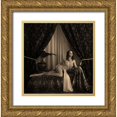 thumbnail image 1 of Wentworth, Harry 26x27 Gold Ornate Wood Framed with Double Matting Museum Art Print Titled - 1930S Burlesque Performer, 1 of 4