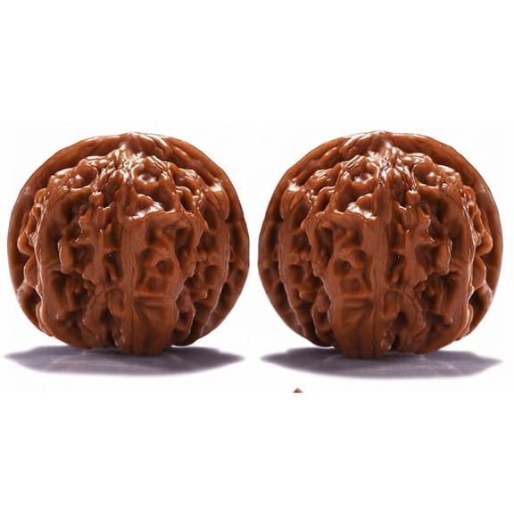 Wenwan Walnuts, 2 Pack Chinese Walnuts Fidget, Wenwan Hand Massage Balls for Stress Relief and Relaxation, Natural Hand Exercise Walnuts