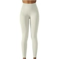 thumbnail image 1 of Wenyuyu High Waisted Leggings for Women Tummy Control Butt Lifting Textured Pants Lounge Solid Color Athletic Yoga Leggings, 1 of 5