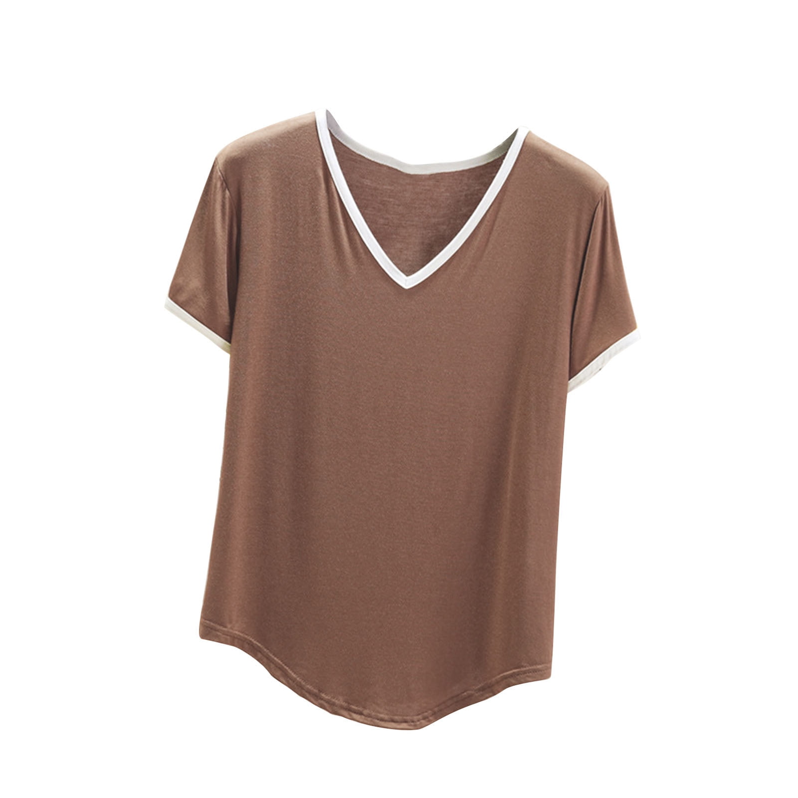 ENNOY S/S Border T-Shirt BROWN×WHITE S 【公式通販】