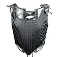 thumbnail image 1 of Wenyuyu Women's Satin Corset Tops Sexy Slim Fitted Sleeveless Fishbone Bustiers Solid Cute Bow Strap Camisoles Black 3XL, 1 of 7