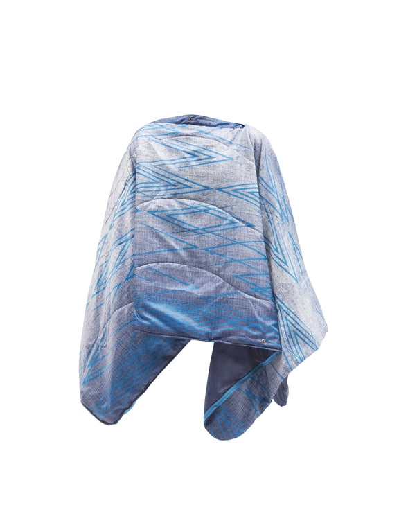Everett All-in-One Adult Poncho, Blue, 60" x 78"