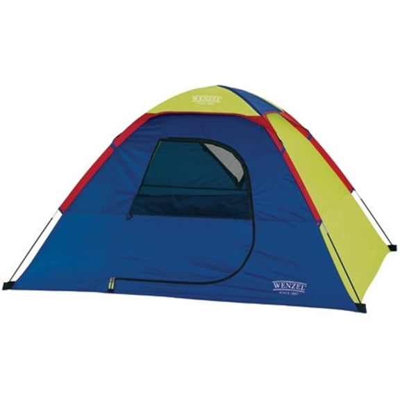 Wenzel Children's Sprout Two-Person Dome Tent, Green/Blue, 6 x 5-Feet