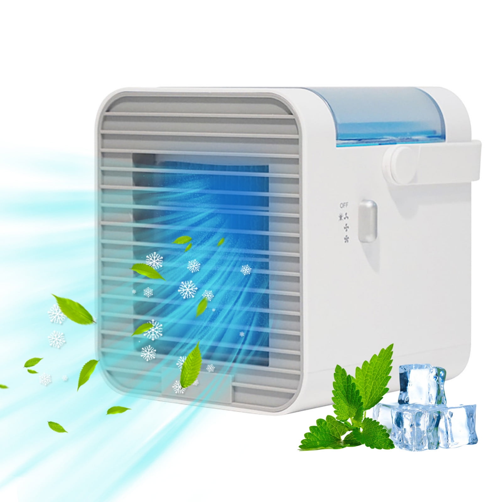 WeowiYief Conditioner Cooler USB Portable Desktop Silent Spray Refrigeration, Portable Room Air