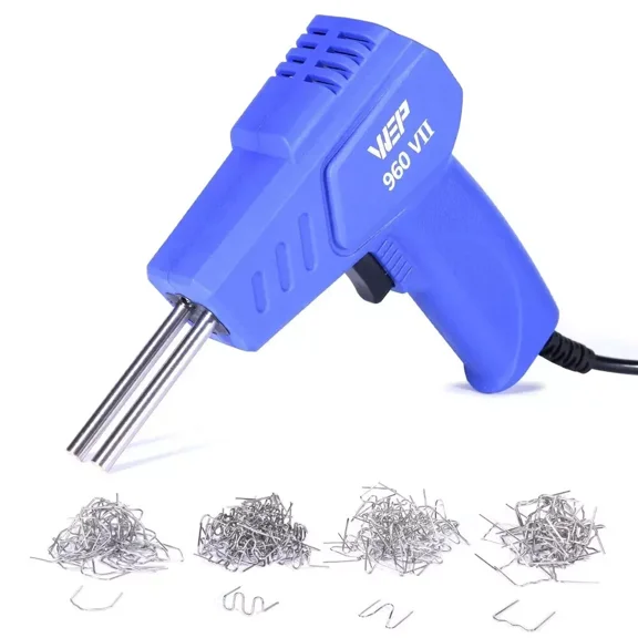 Wep Plastic Soldering Gun Hot Stapler Car Bumper Repair Tools 200Pcs Staples
