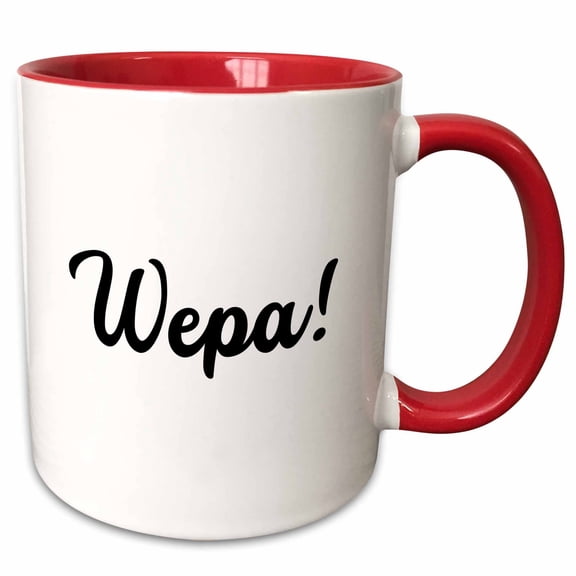 3drose, Wepa - Puerto Rico Rican Spanish Slang Latino Latina Latin American, 11oz Two-tone Red Mug