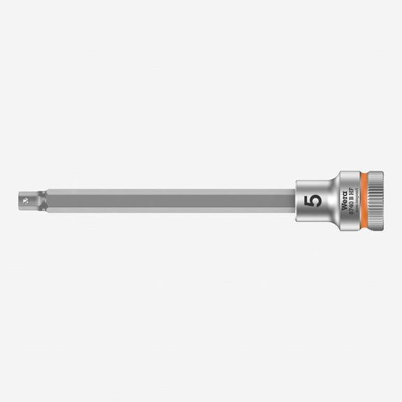 Wera 003034 3/8" Drive Zyklop Hex-Plus Bit Socket with Holding Function 5.0 mm Long