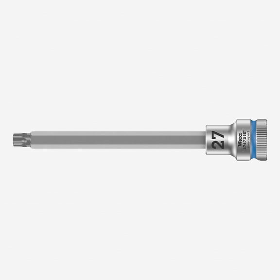 Wera 003065 3/8" Drive Zyklop Torx Bit Socket with Holding Function T27 Long