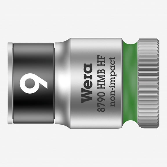 Wera 8790 HMB HF Zyklop 3/8" - Socket, 9mm