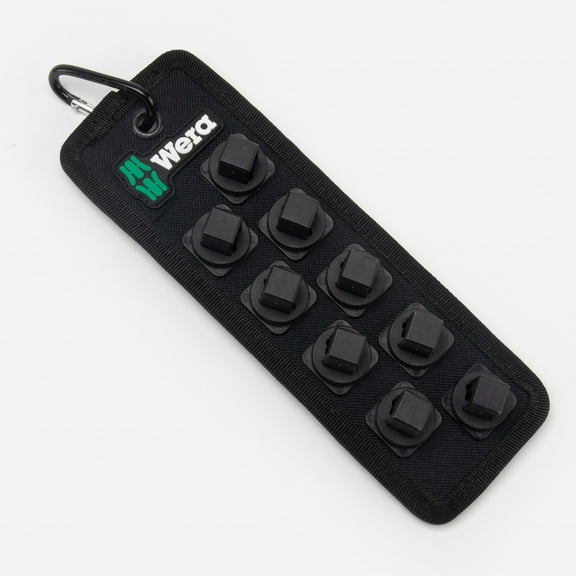 Wera 003893 Textile Belt, 1/2" Square Drive, 9-piece, Empty