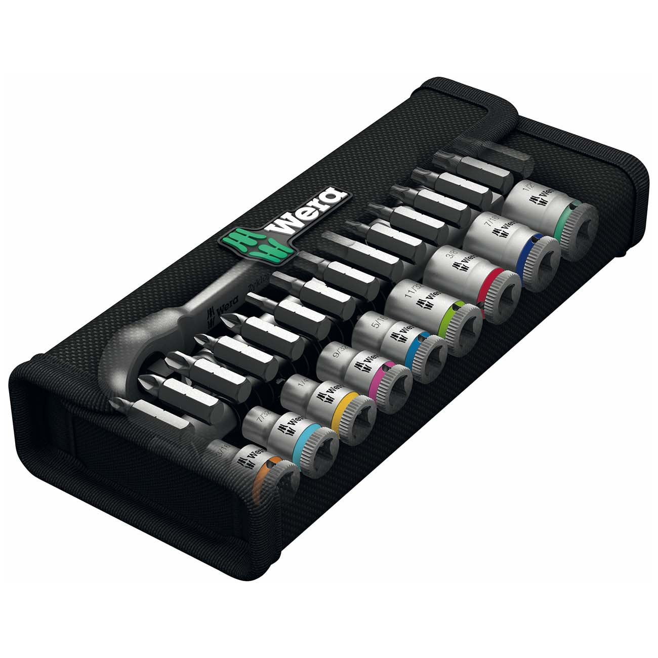 Wera SAE 1/4" Drive Ratchet Set 28 Piece
