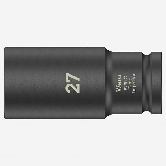 Wera 004840 Impact Deep Socket, 1/2" Drive, 27mm