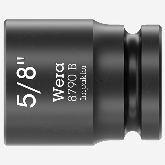 Wera 005520 8790 B 5/8" Impaktor Socket, 3/8" Drive, 6 Point