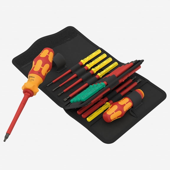 Wera 006619 Kraftform Kompakt VDE 17 RA Imperial 1 Set, 17 Pieces