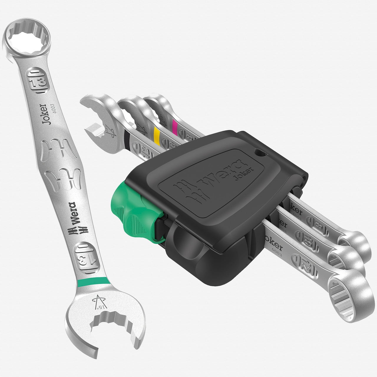 Wera 020228 Joker 4 Set 1 Combination Metric Wrench Set, 4 Pieces