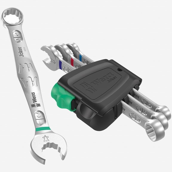 Wera 020229 Joker 4 Set 1 SAE Combination Wrench Set, 4 Pieces