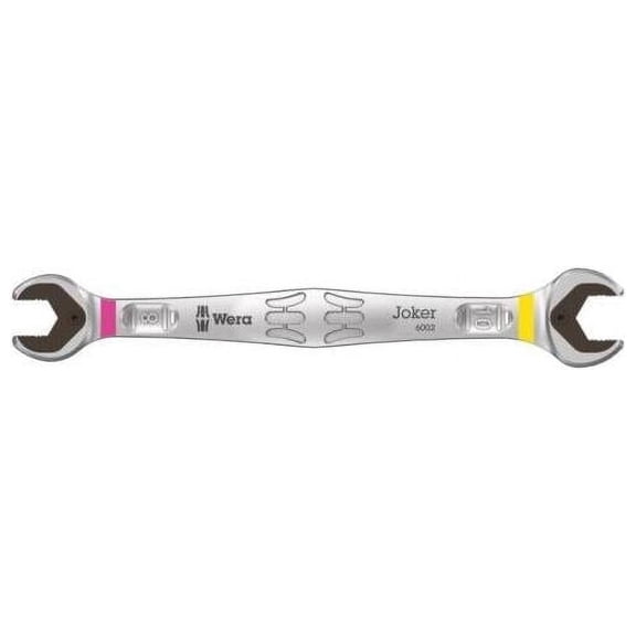 Wera 020259 Joker 6002 Double Open-ended Wrench, 8 + 10