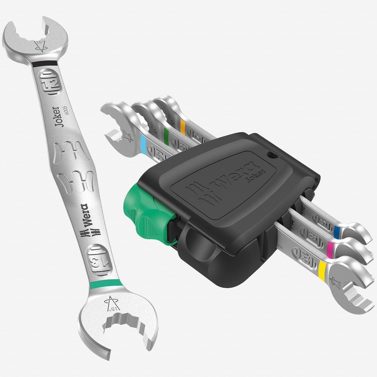 Wera 020314 Joker 4 Set 1 Double Open-ended Metric Wrench Set, 4 Pieces