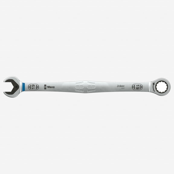 Wera 020354 Joker SB 19 mm Ring Ratchet Spanner, Long Design, 334 mm