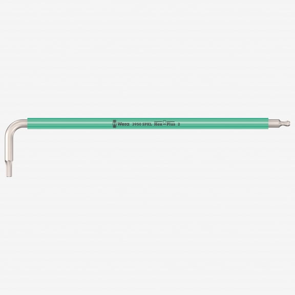 Wera Tool 3950 SPKL Multicolor Stainless L-Key, 2mm