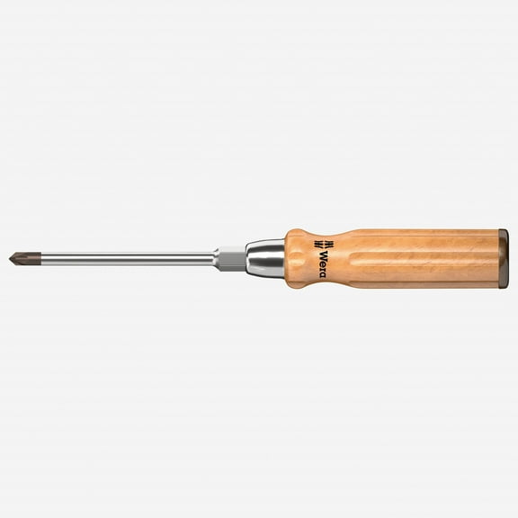 Wera 023309 3 x 175mm Wooden Handle Pozidriv Screwdriver