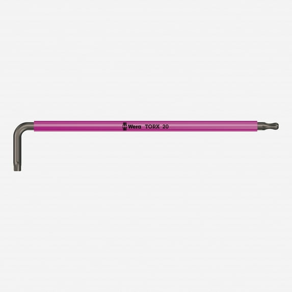 Wera 024485 Multicolor Torx Long L-key, T20 x 137mm (Pink)