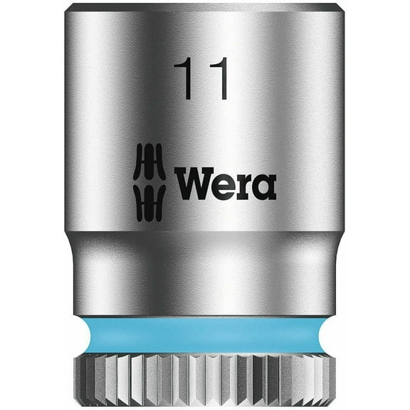 Wera 05003510001 Zyklop 8790 HMA 1/4" Socket, 11mm Hex Head