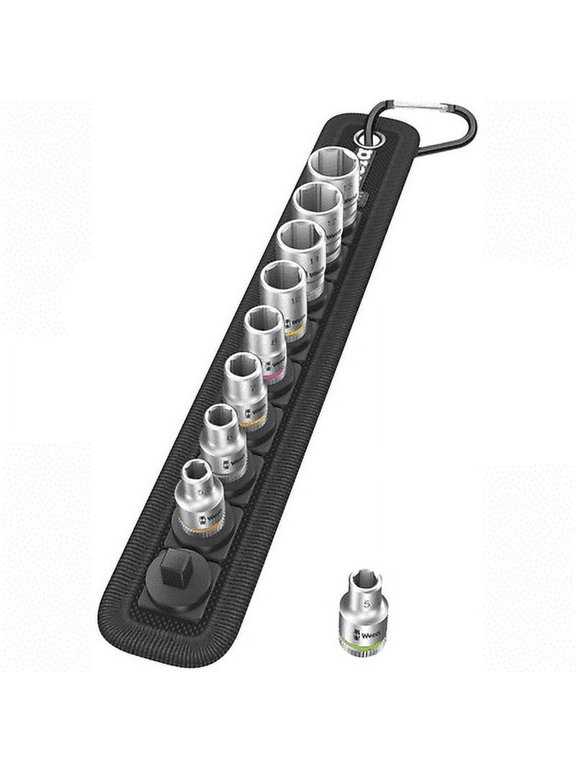 05003883001 Belt A 4 Zyklop Socket Set, 1/4" Drive