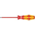 thumbnail image 1 of Wera 05006125001 Kraftform Plus VDE 160i Slotted Insulated Screwdriver, Lasertip, 6.5mm Head, 6" Blade Length, 1 of 4