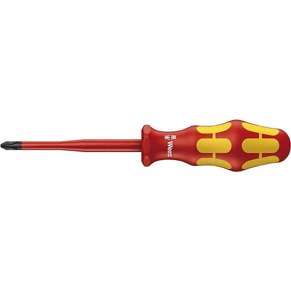 Wera 05006456001 VDE Insulated #2 PoziDriv Slim Screwdriver