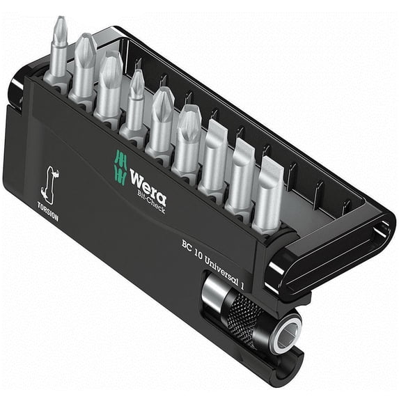 Wera 05056159001 Bit-Check Set, 10 Piece