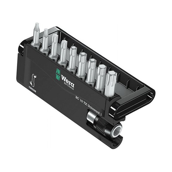 Wera 05056164001 Torx Bit-Check Set, 10 Piece