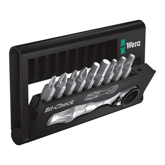 VESSEL BB-10 Bit Belt Holder – Holds 10 Pieces, Polypropylene Construction, Fits Waist Belt For Easy Bit Storage