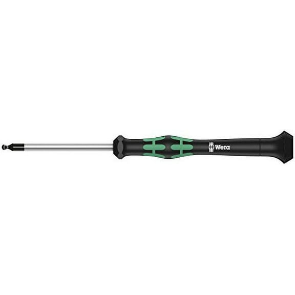 Wera 05118094001 2052 Ball End Hexagon Screwdriver for Electronic Applications, 2.5 mm x 60 mm